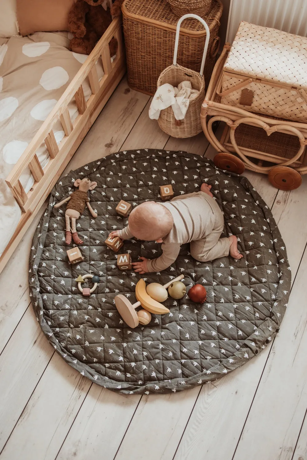 Play&Go Birds organic babymat (Min of 1, multiples of 1)