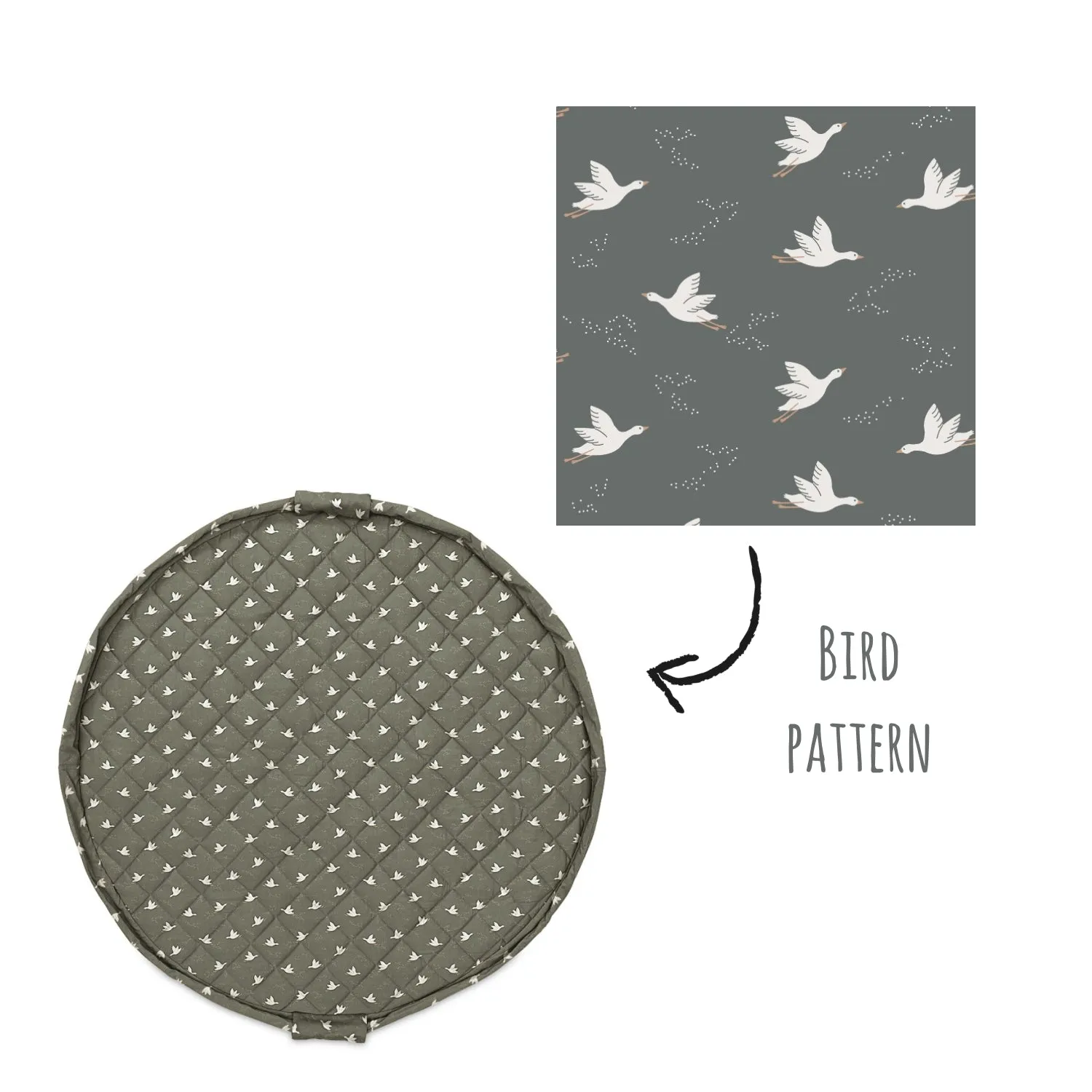 Play&Go Birds organic babymat (Min of 1, multiples of 1)