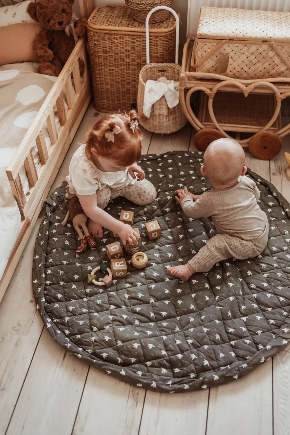 Play&Go Birds organic babymat (Min of 1, multiples of 1)