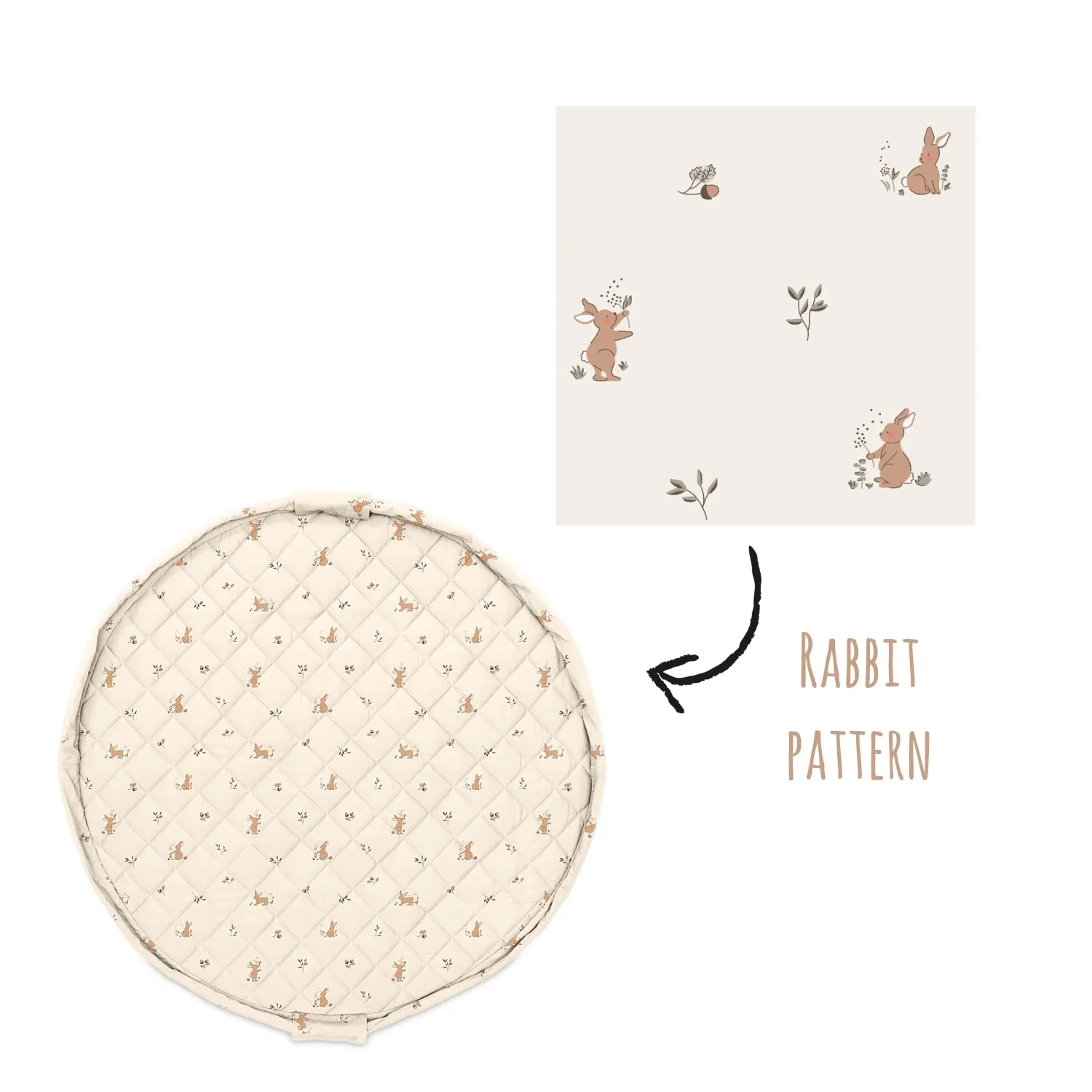 Play&Go Rabbit organic babymat (Min of 1, multiples of 1)