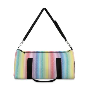 Playful Stripe Duffel Bag
