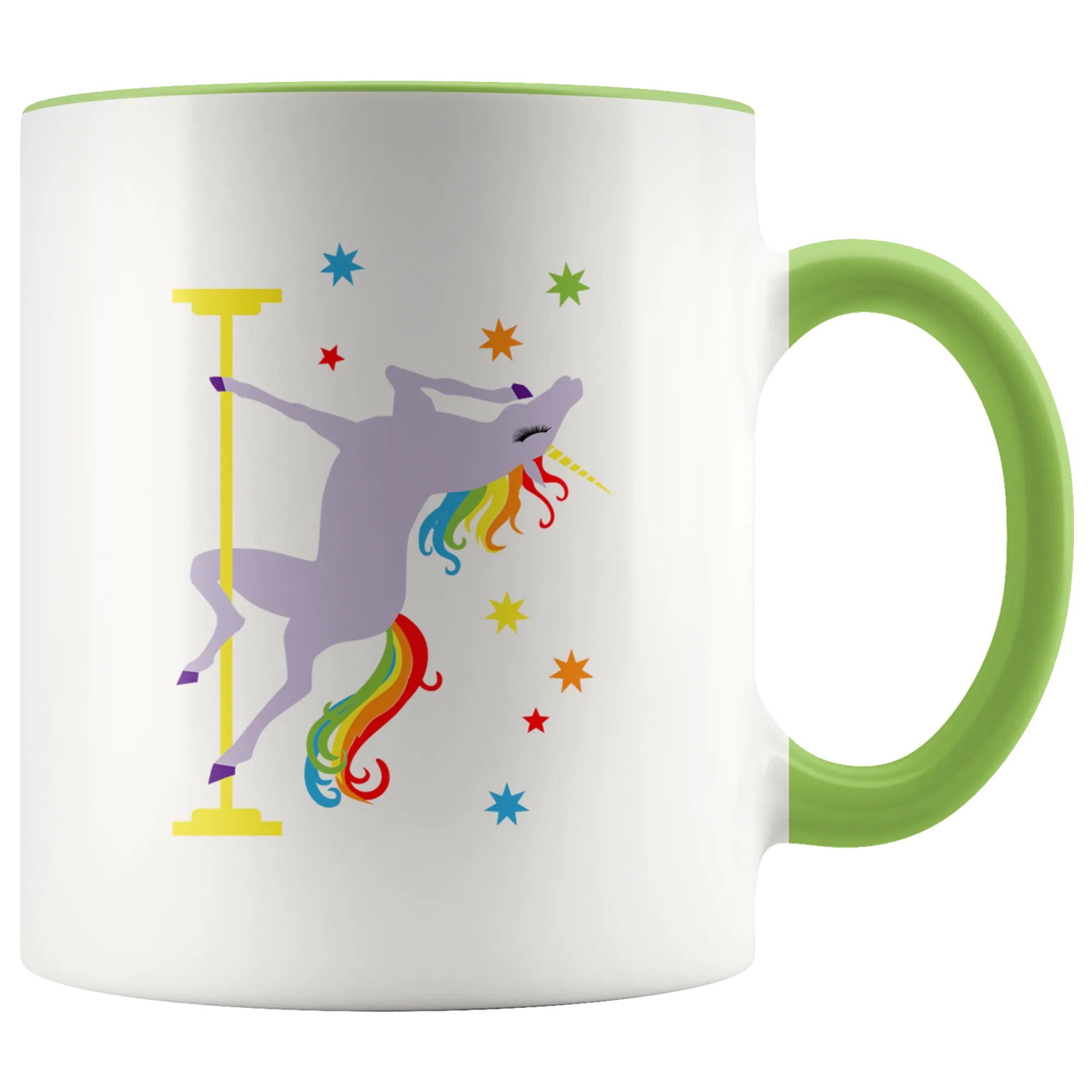 Pole Dancing Unicorn Mug I'm Fabulous I'm Magical Rainbow Coffee Cup Funny Gay Pride Gifts for Men Women Gift for Her Birthday for Him 11oz