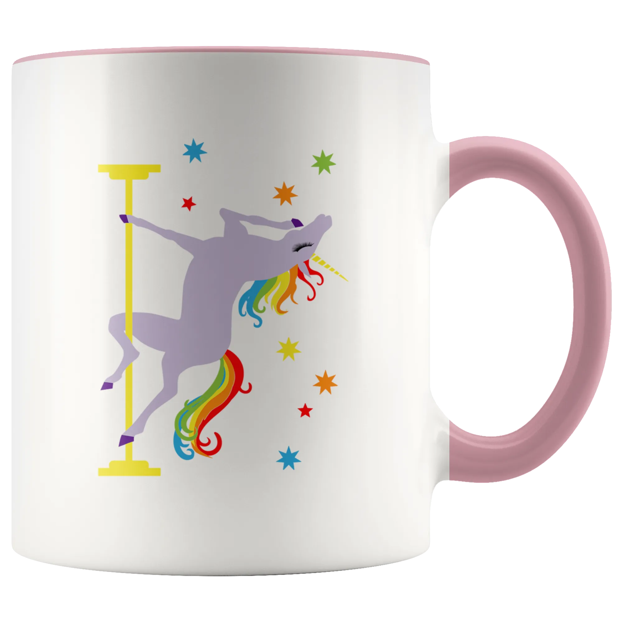 Pole Dancing Unicorn Mug I'm Fabulous I'm Magical Rainbow Coffee Cup Funny Gay Pride Gifts for Men Women Gift for Her Birthday for Him 11oz
