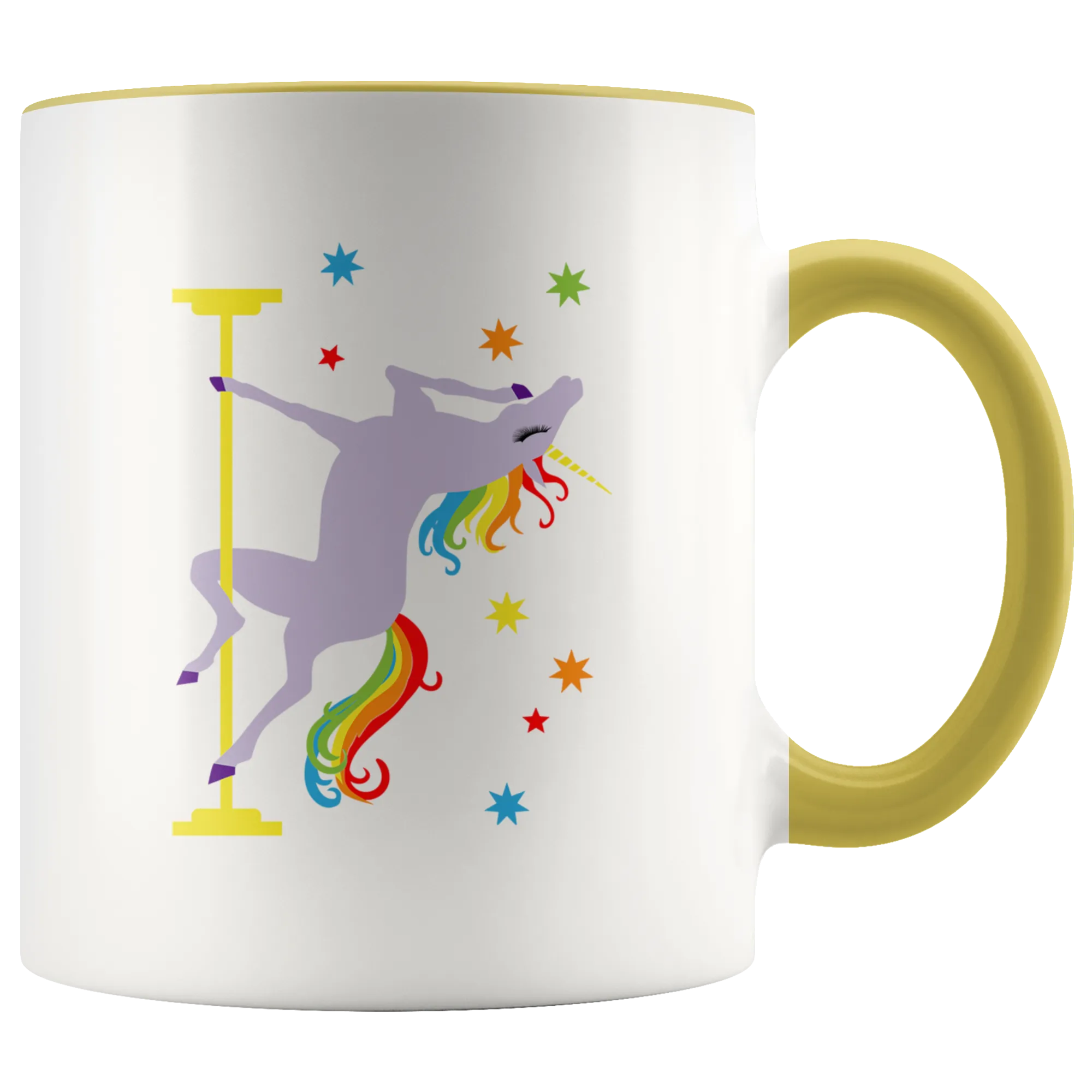 Pole Dancing Unicorn Mug I'm Fabulous I'm Magical Rainbow Coffee Cup Funny Gay Pride Gifts for Men Women Gift for Her Birthday for Him 11oz