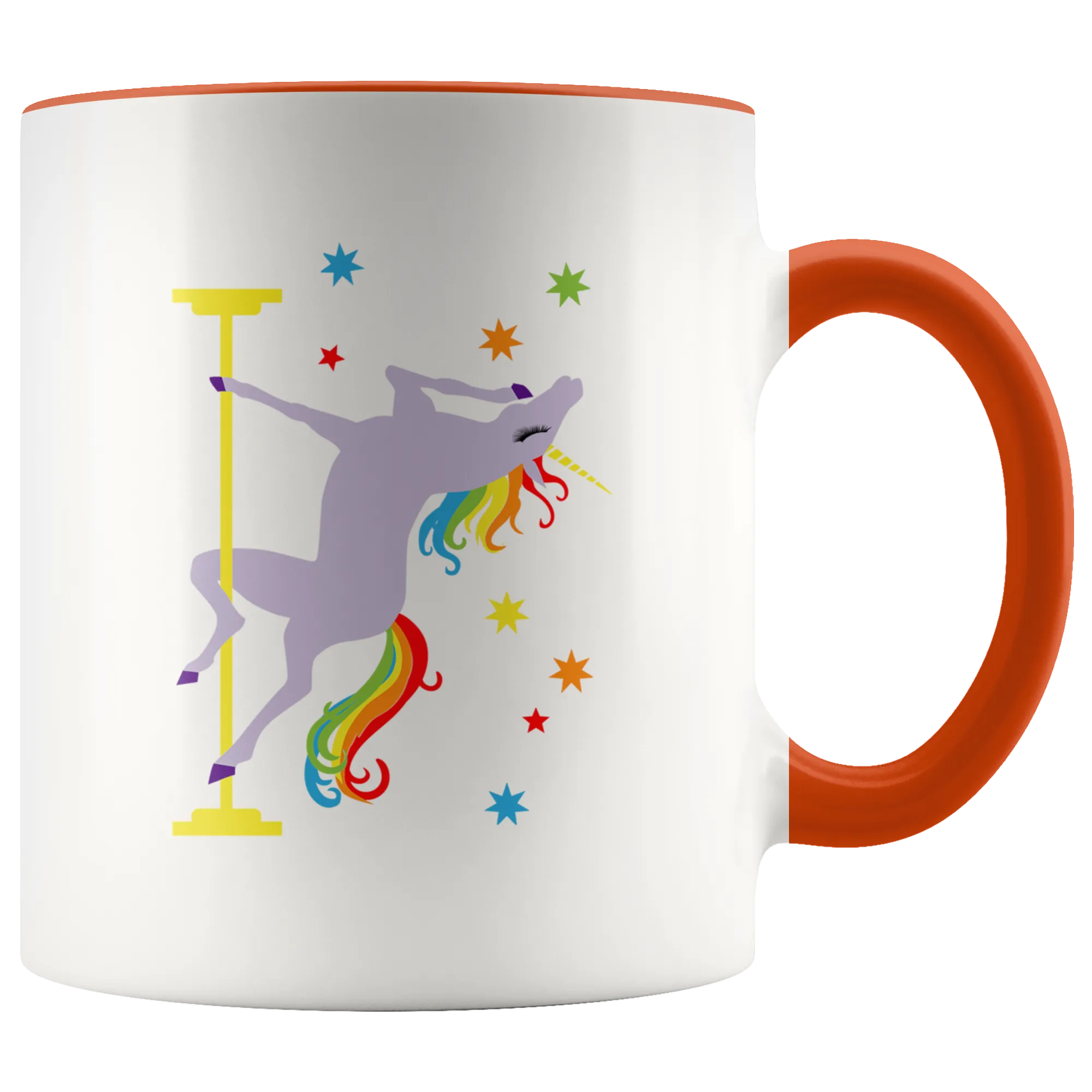 Pole Dancing Unicorn Mug I'm Fabulous I'm Magical Rainbow Coffee Cup Funny Gay Pride Gifts for Men Women Gift for Her Birthday for Him 11oz