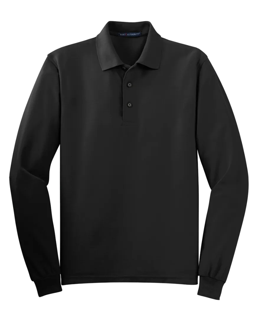 Port Authority Silk Touch Long Sleeve Polo