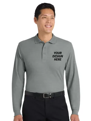 Port Authority Silk Touch Long Sleeve Polo