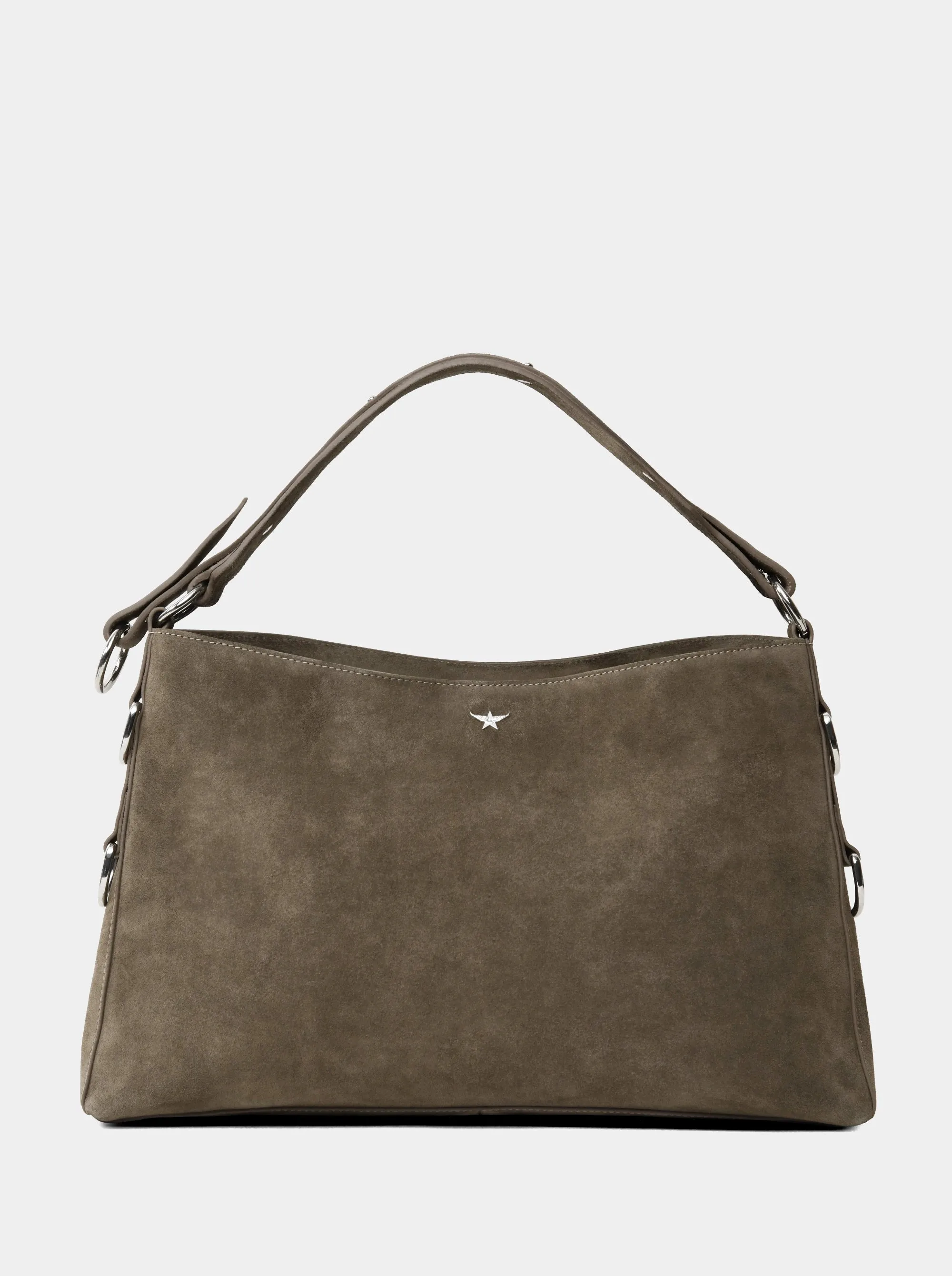 POUCH MERLOT SUEDE BAG