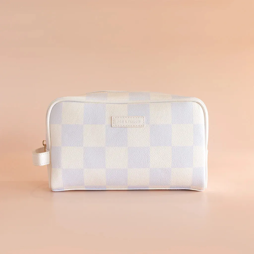 Powder Check Wash Bag
