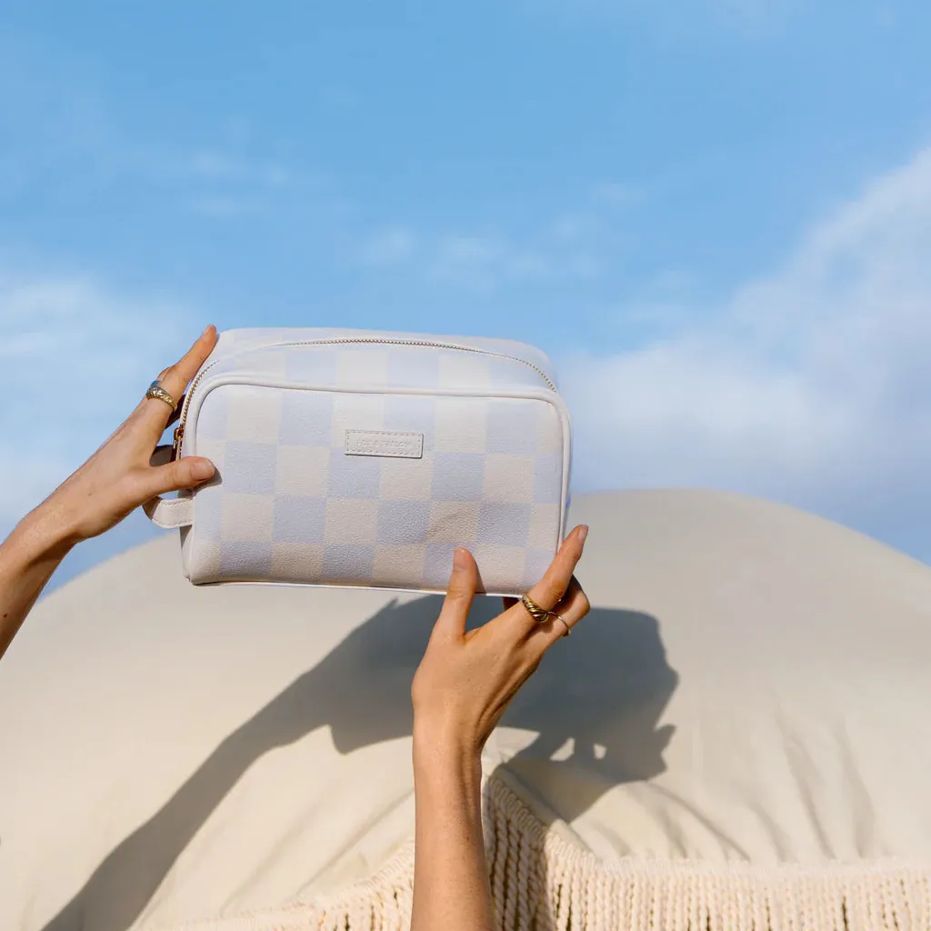 Powder Check Wash Bag