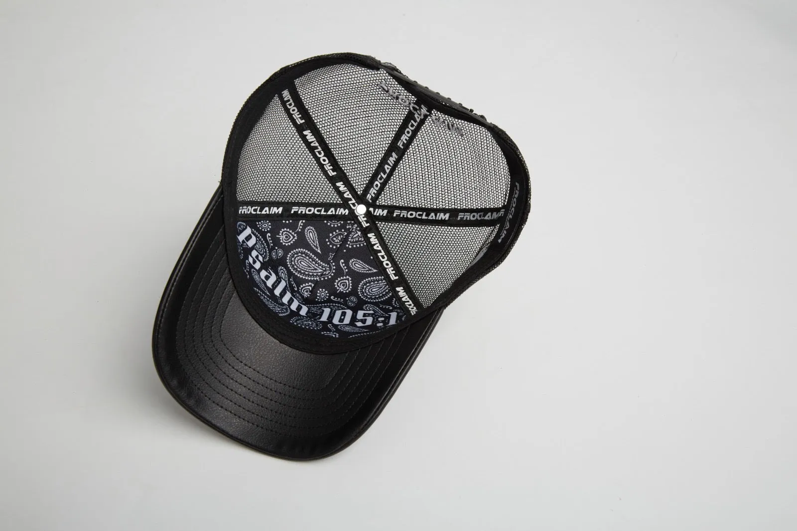 Pray Grind Repeat- Asphalt Leather / Signature Series Snap-Back