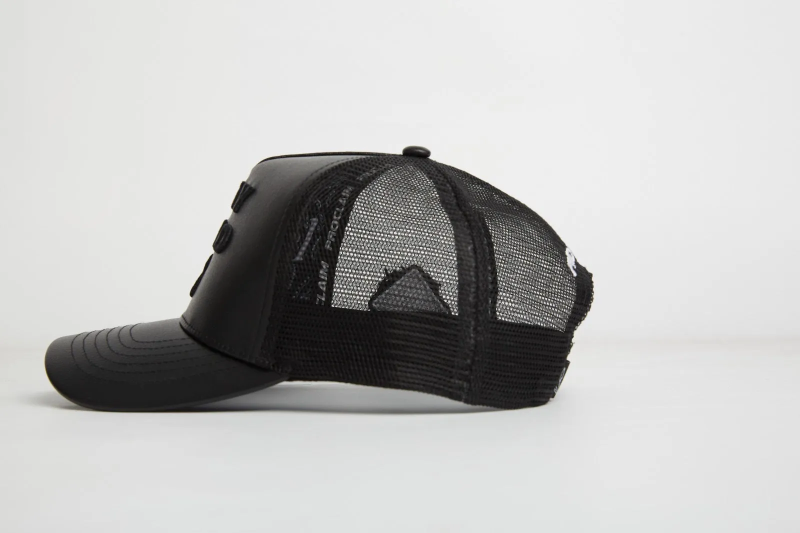 Pray Grind Repeat- Asphalt Leather / Signature Series Snap-Back