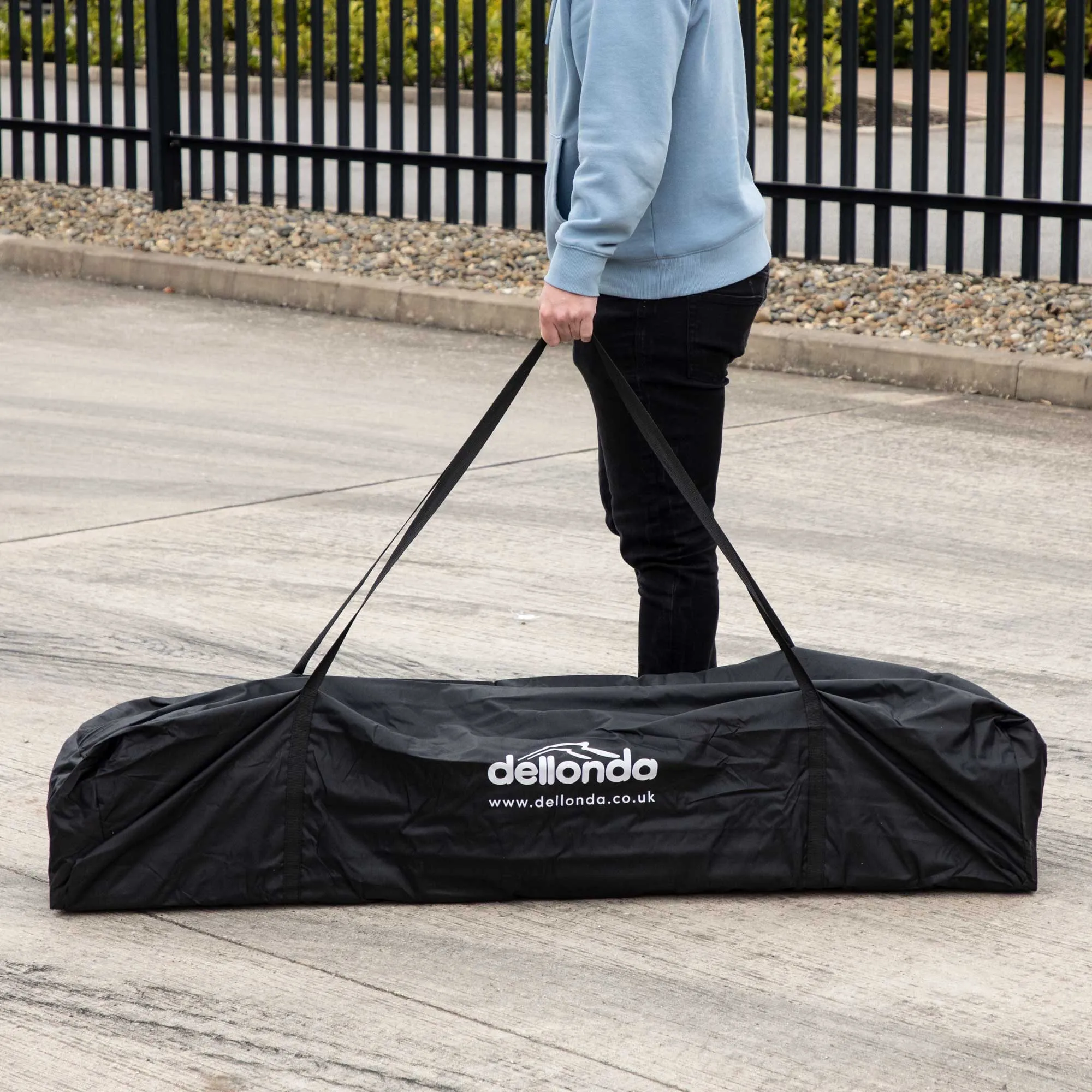 Premium 3 x 4.5m Pop-Up Gazebo, Water Resistant, Carry Bag, Stakes & Weight Bags - Blue - DG135