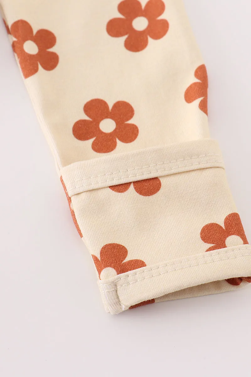 Premium Floral Print Baby Gown