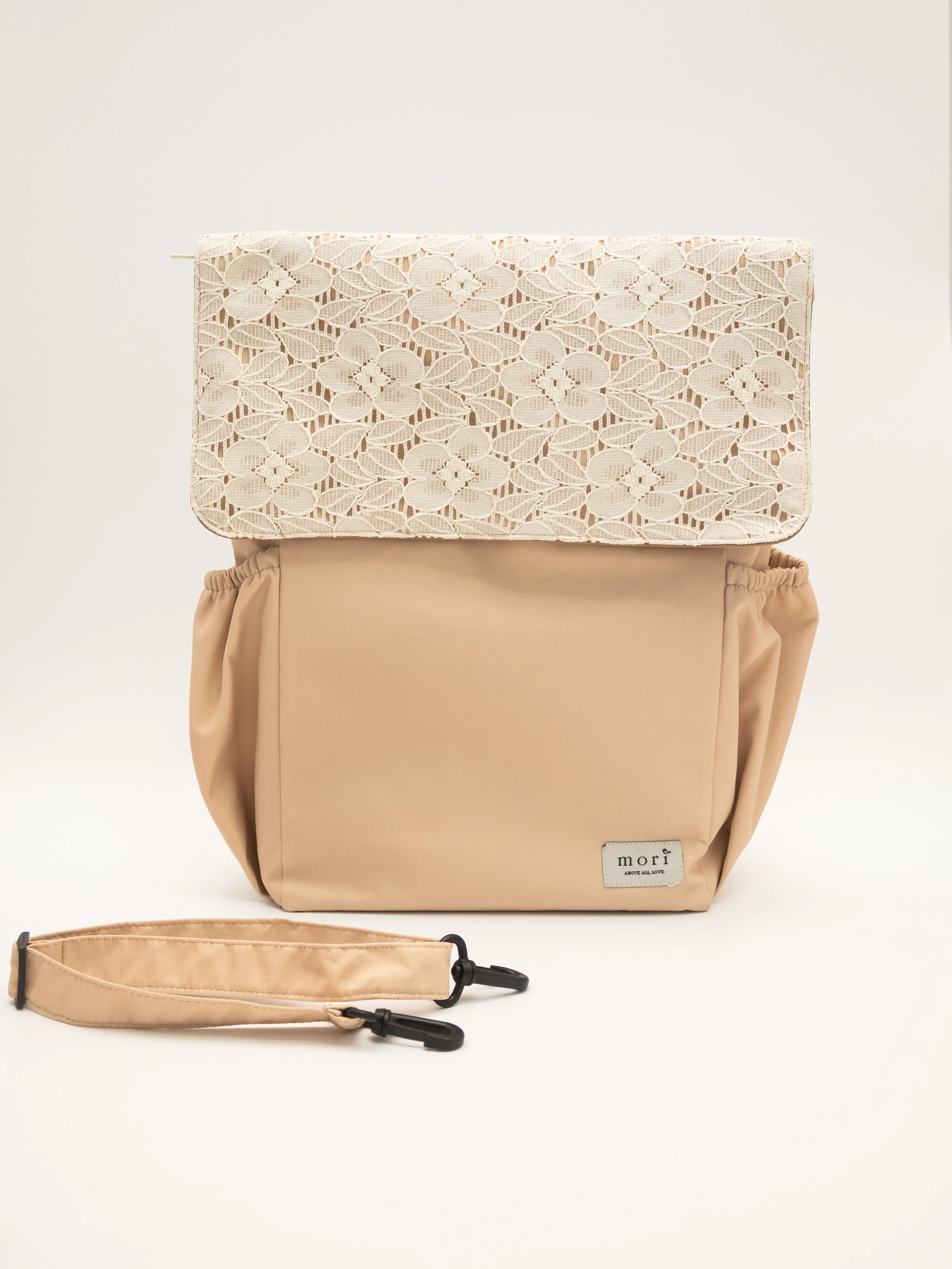 {{Premium}} Lace Beige Utility 4-Way Washable Bag 2.0