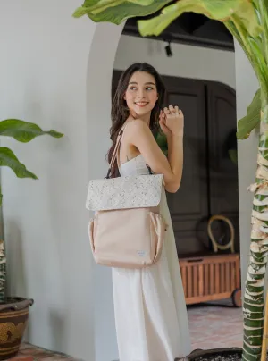 {{Premium}} Lace Beige Utility 4-Way Washable Bag 2.0