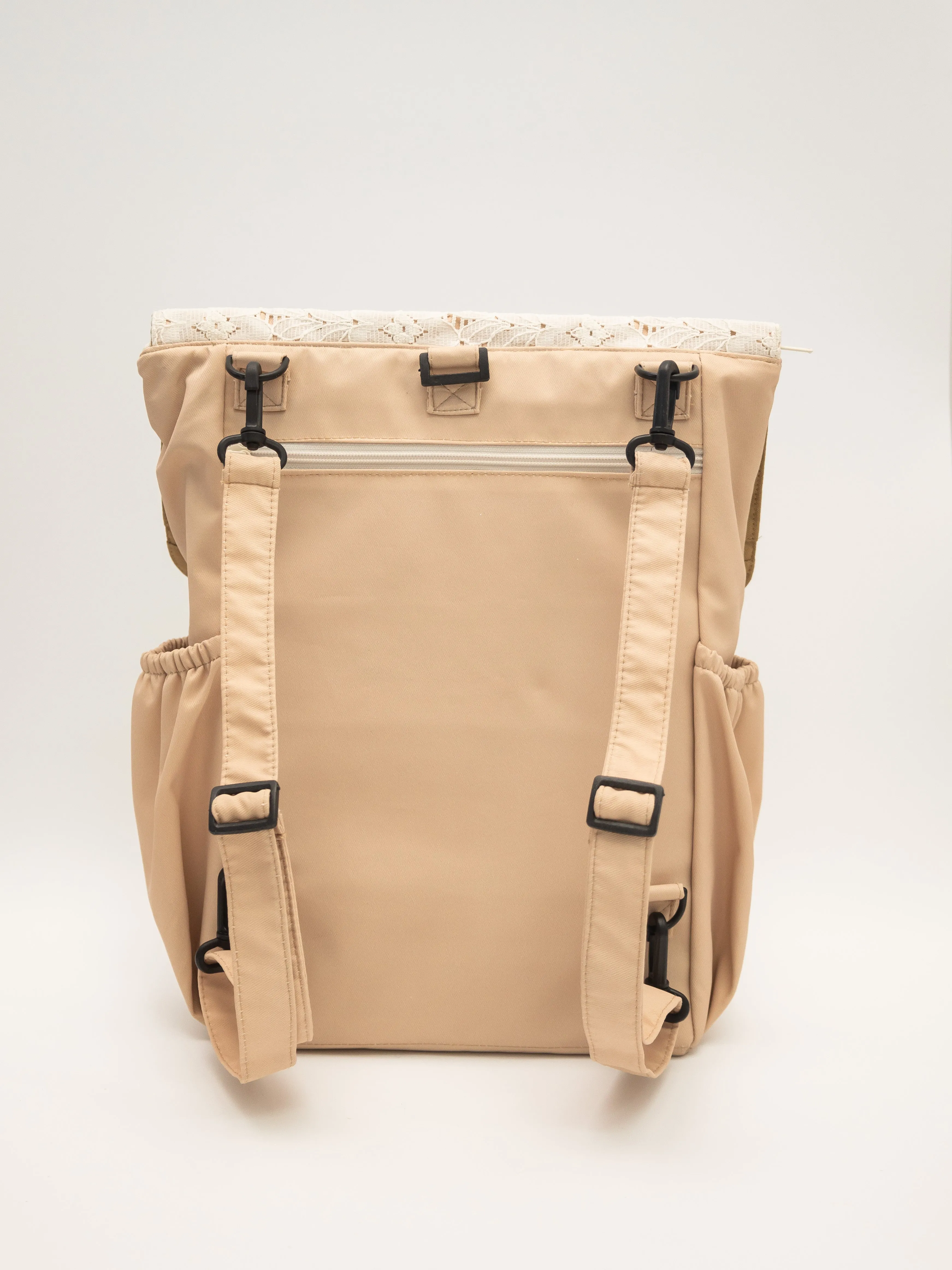 {{Premium}} Lace Beige Utility 4-Way Washable Bag 2.0