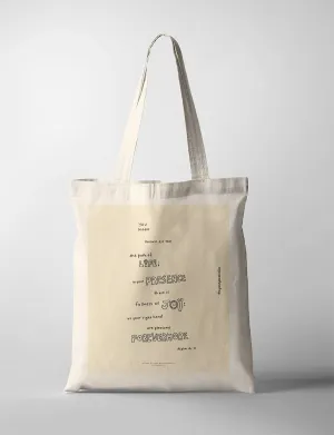 Psalm 16:11 {Tote Bag}