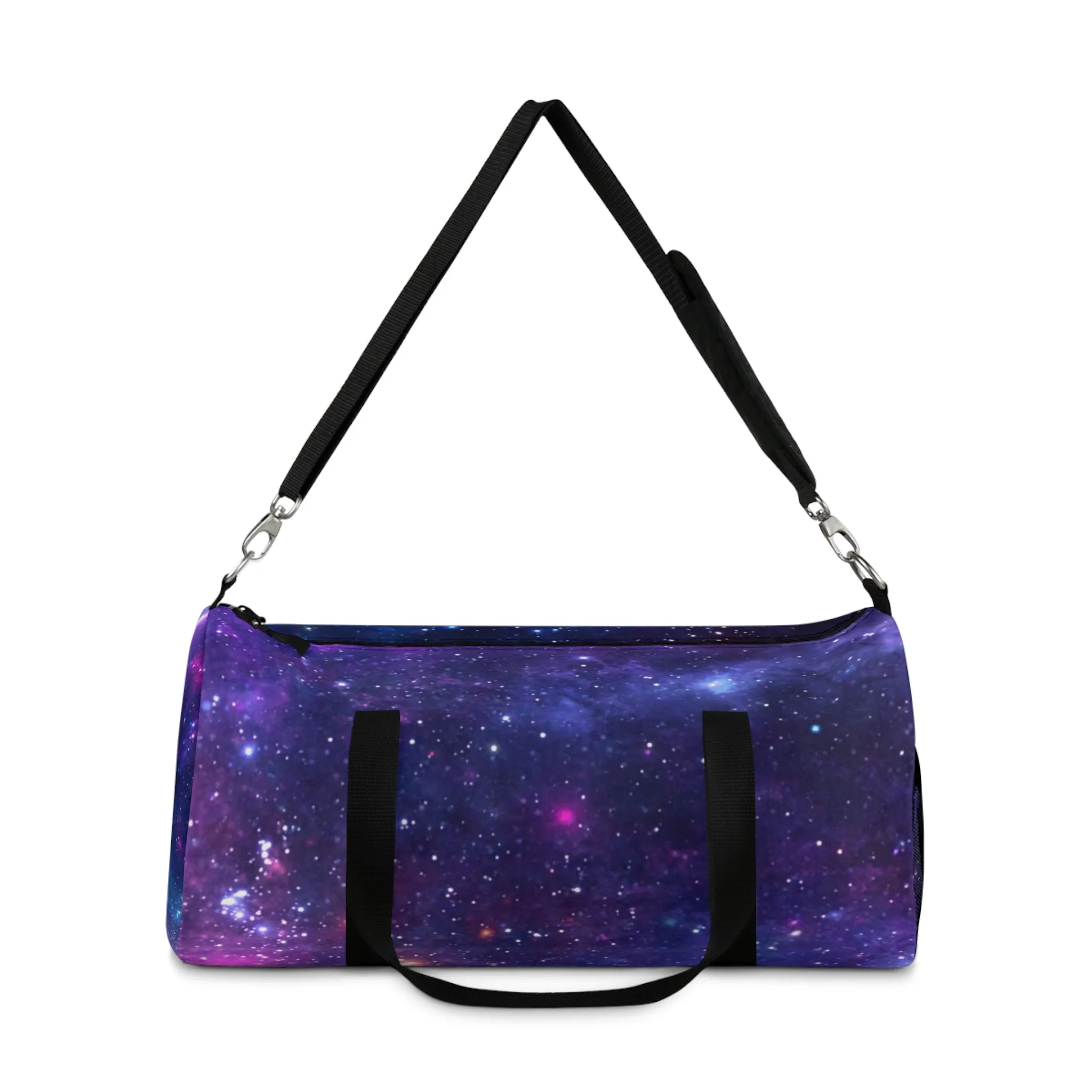 Purple Beyond the Stars Outer Space Out of this World Duffel Bag