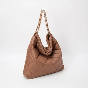 Quilted Puffy Hobo Bag