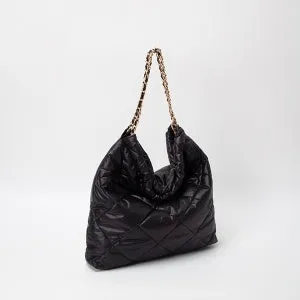 Quilted Puffy Hobo Bag