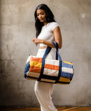 Quilted Weekender Duffel Bag