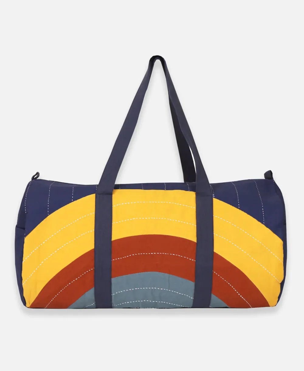 Quilted Weekender Duffel Bag