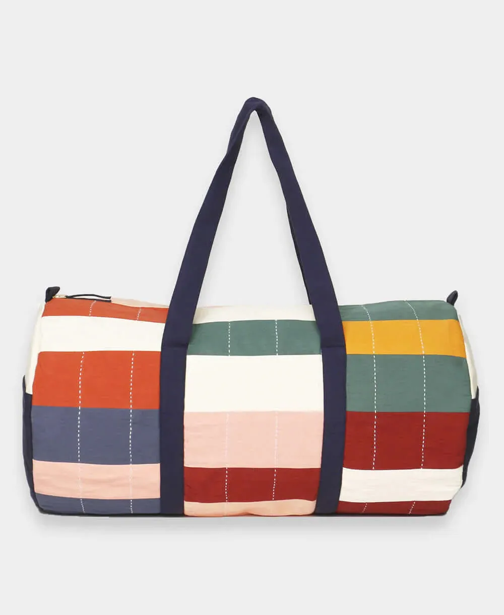 Quilted Weekender Duffel Bag