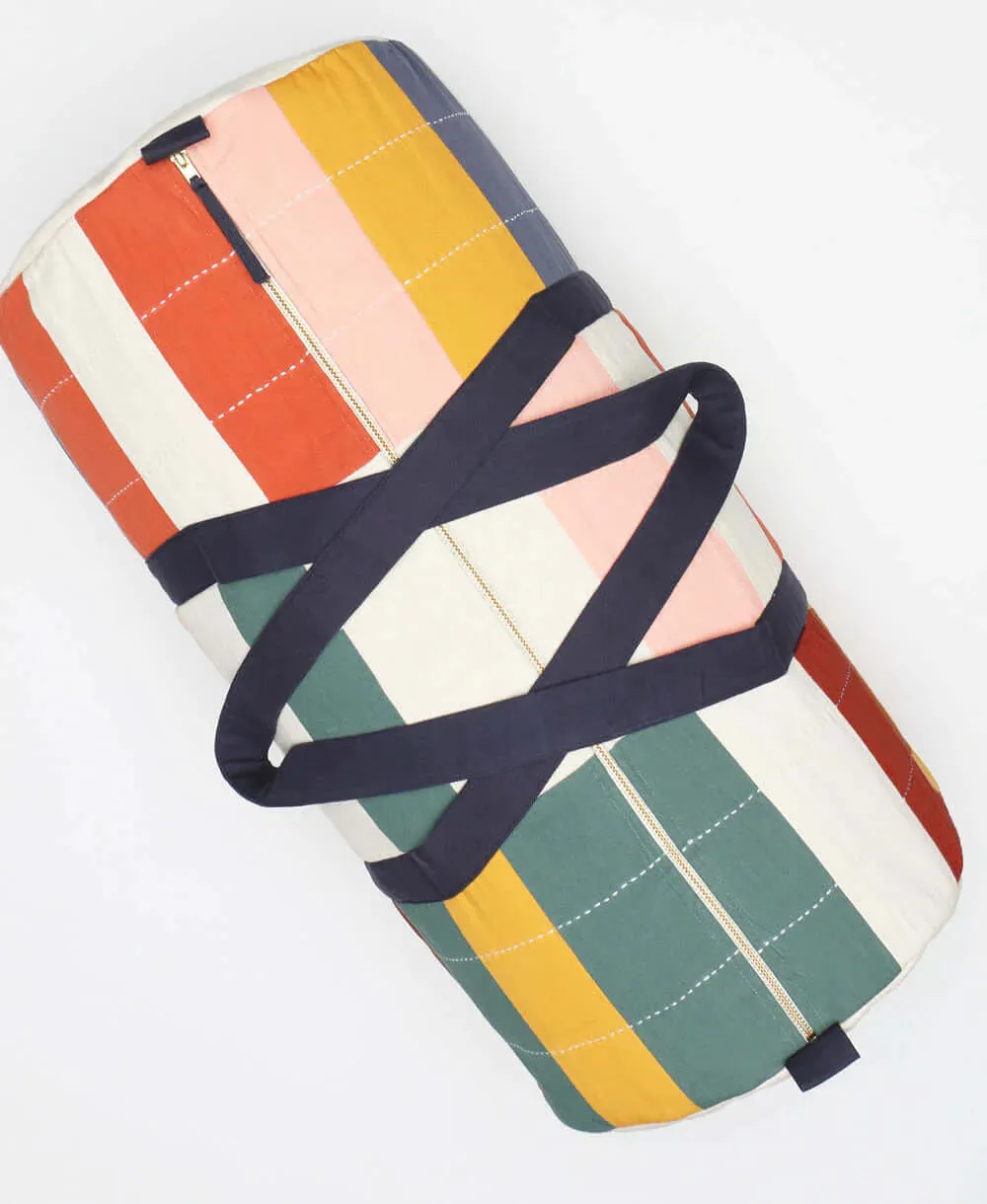 Quilted Weekender Duffel Bag