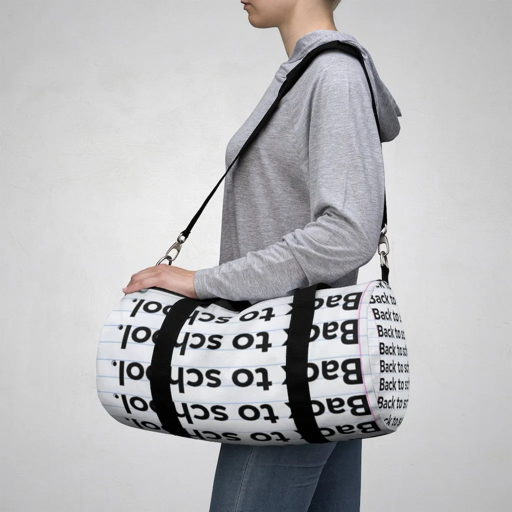 "Back To School" Duffel Bag