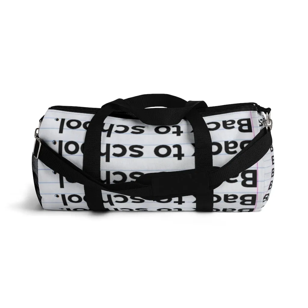 "Back To School" Duffel Bag