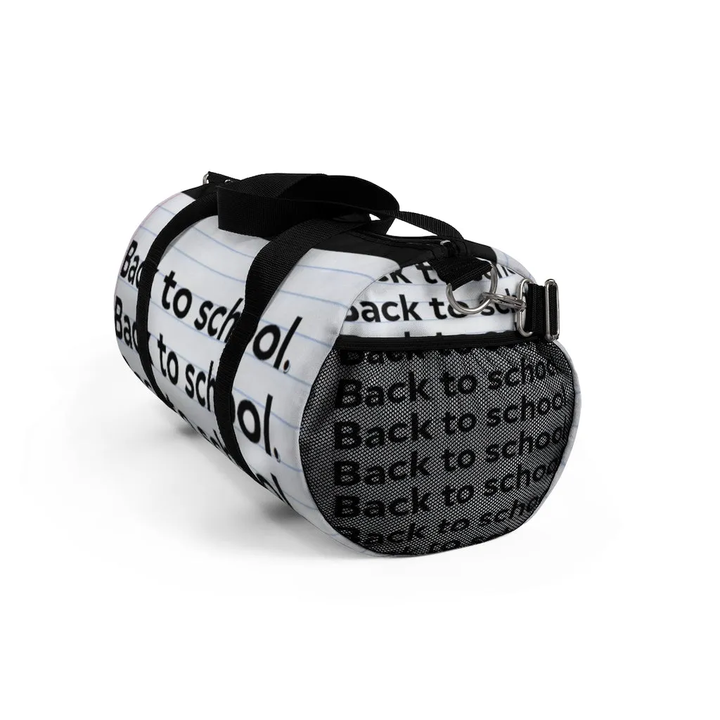 "Back To School" Duffel Bag
