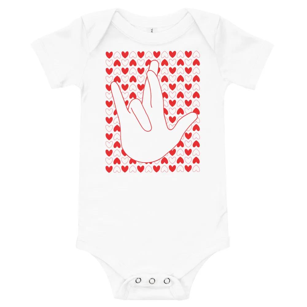 "I Really Love You" (IRLY   Hearts) Infant Onesie/Bodysuit