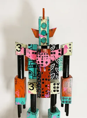 "Junkyard Shogun Warrior" by James Demski - Jimbot