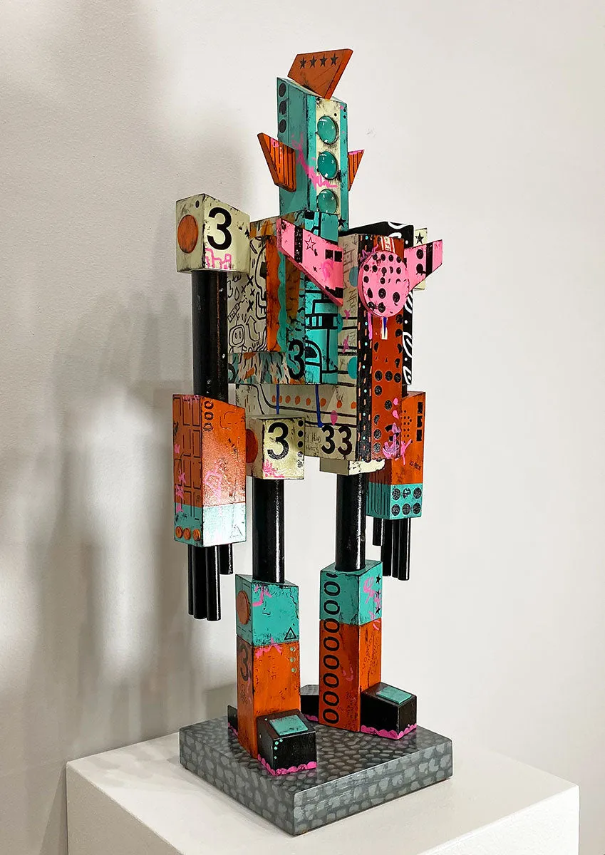 "Junkyard Shogun Warrior" by James Demski - Jimbot