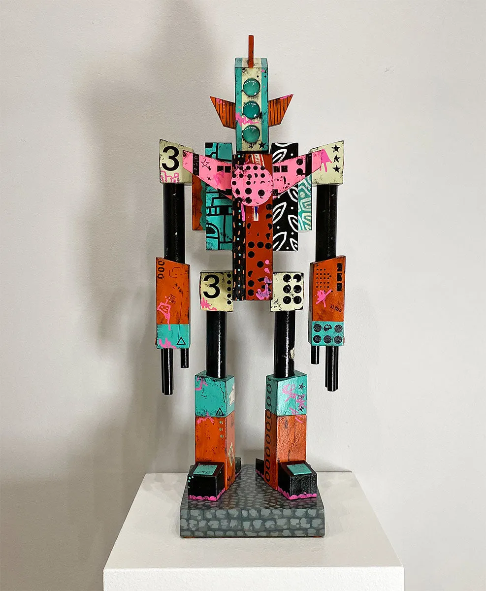 "Junkyard Shogun Warrior" by James Demski - Jimbot