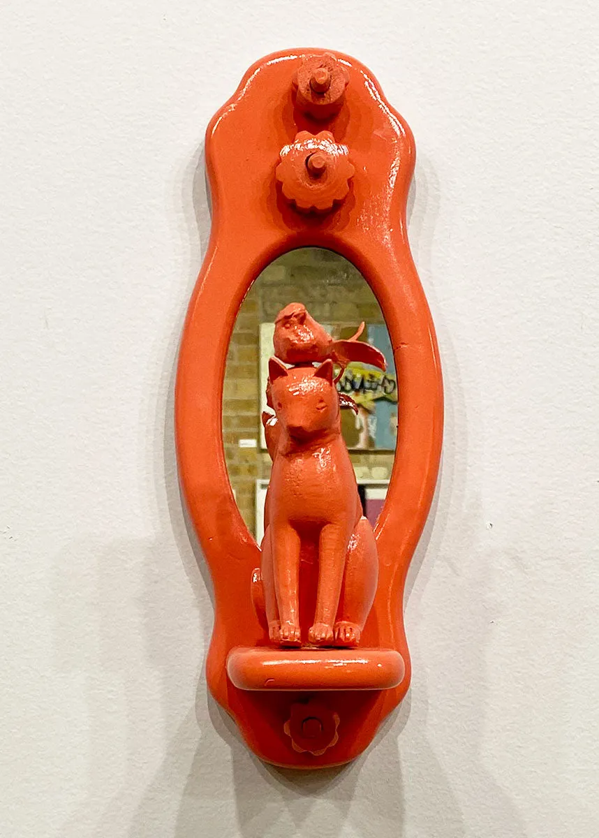 "Sitting Cat" Shelfie by Ann Baer
