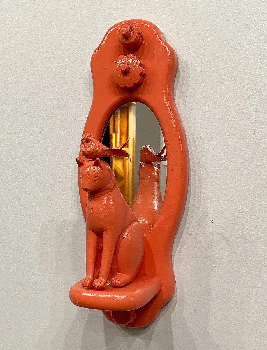 "Sitting Cat" Shelfie by Ann Baer