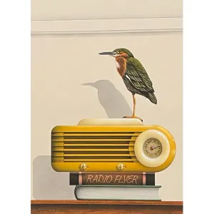 Radio Flyer Green Heron RF Book - giclee print