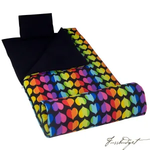 Rainbow Hearts Original Sleeping Bag