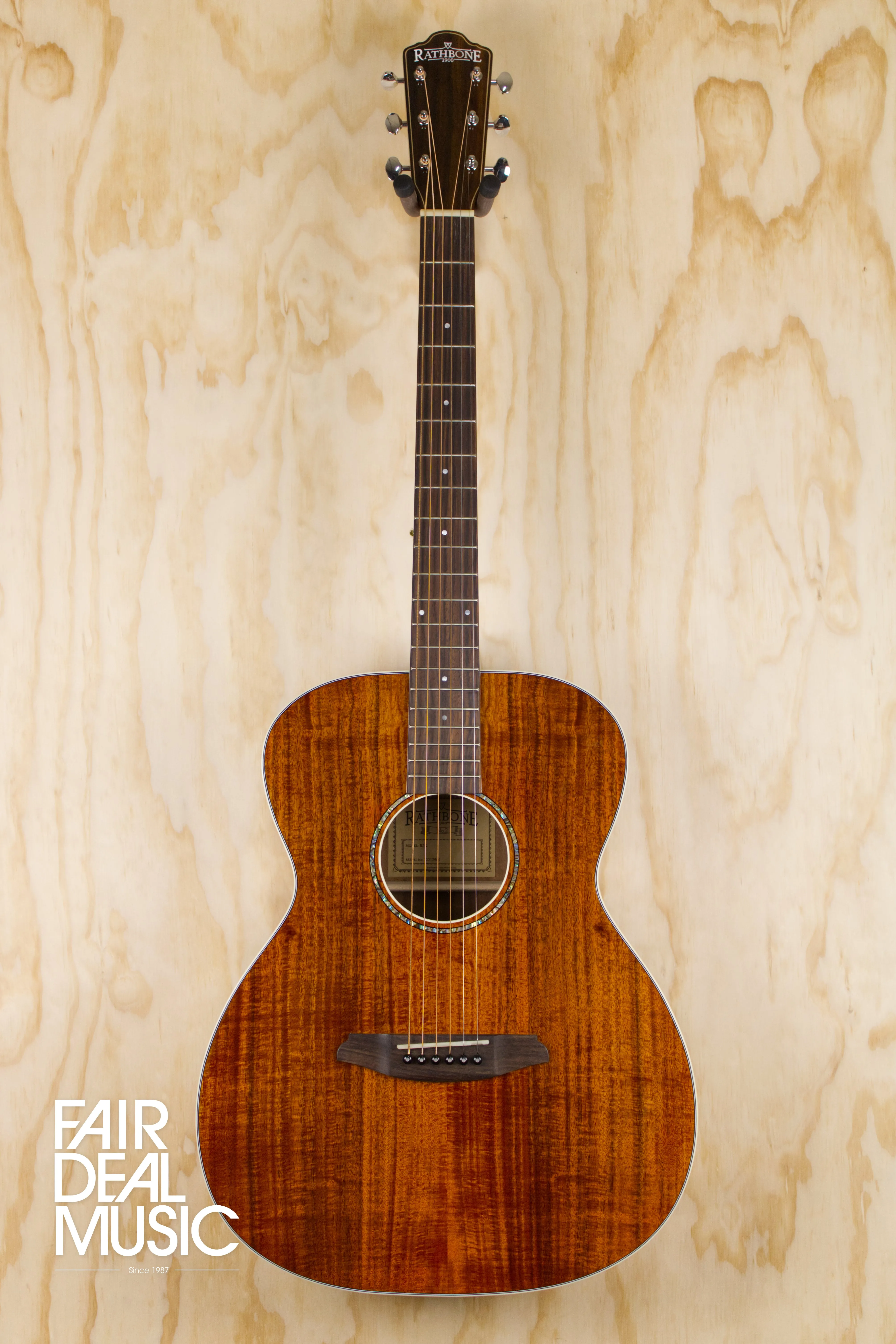 Rathbone R2K Double-Top Orchestra Acoustic Guitar, Koa, Ex Display