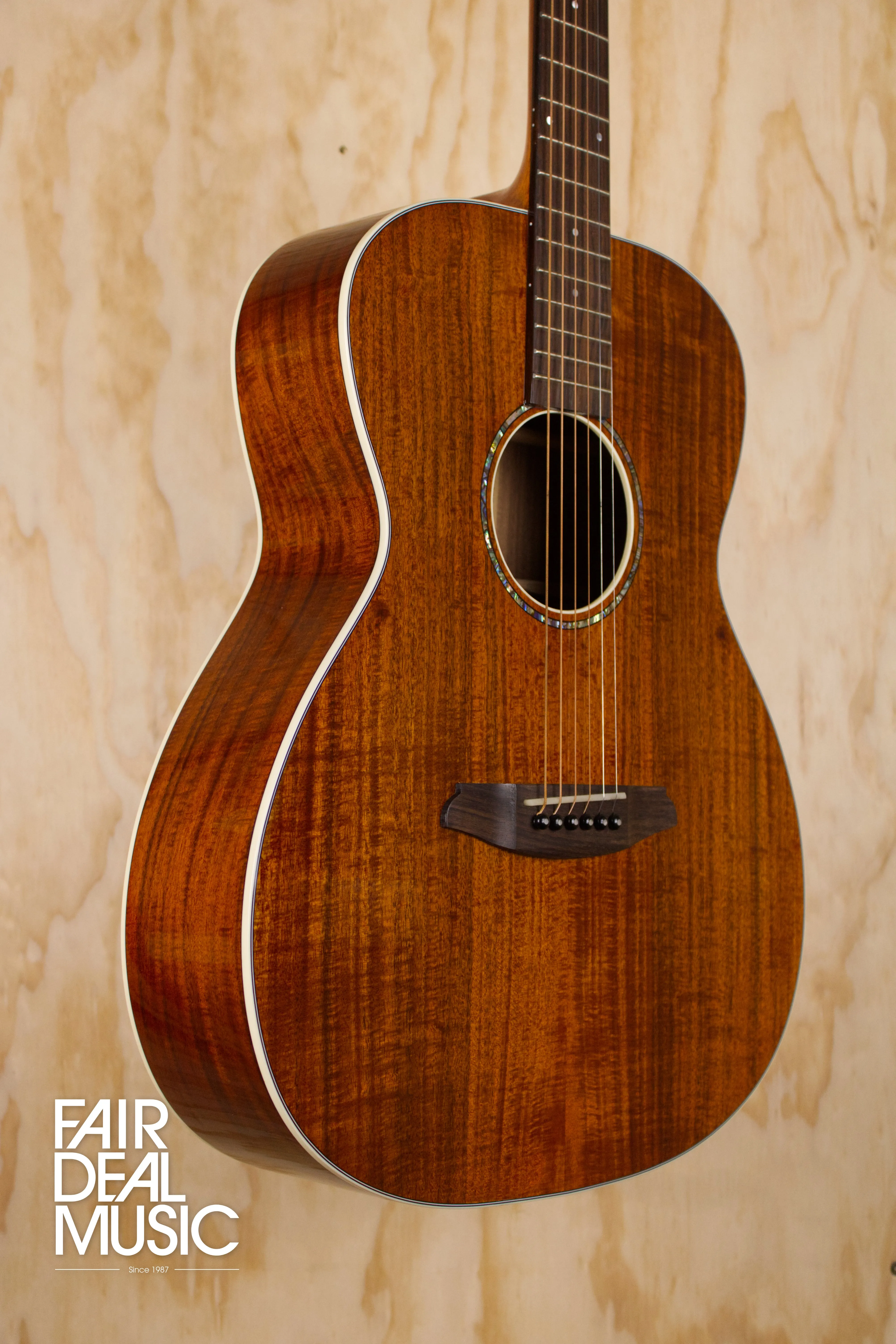 Rathbone R2K Double-Top Orchestra Acoustic Guitar, Koa, Ex Display