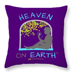 Reading Heaven On Earth - Throw Pillow