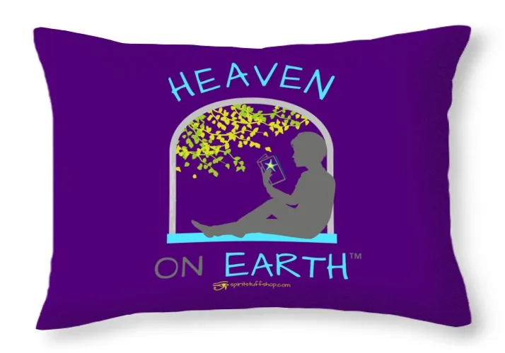 Reading Heaven On Earth - Throw Pillow