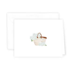 Rebecca Green Hydrangea Market Tote Watercolor Notecard Set