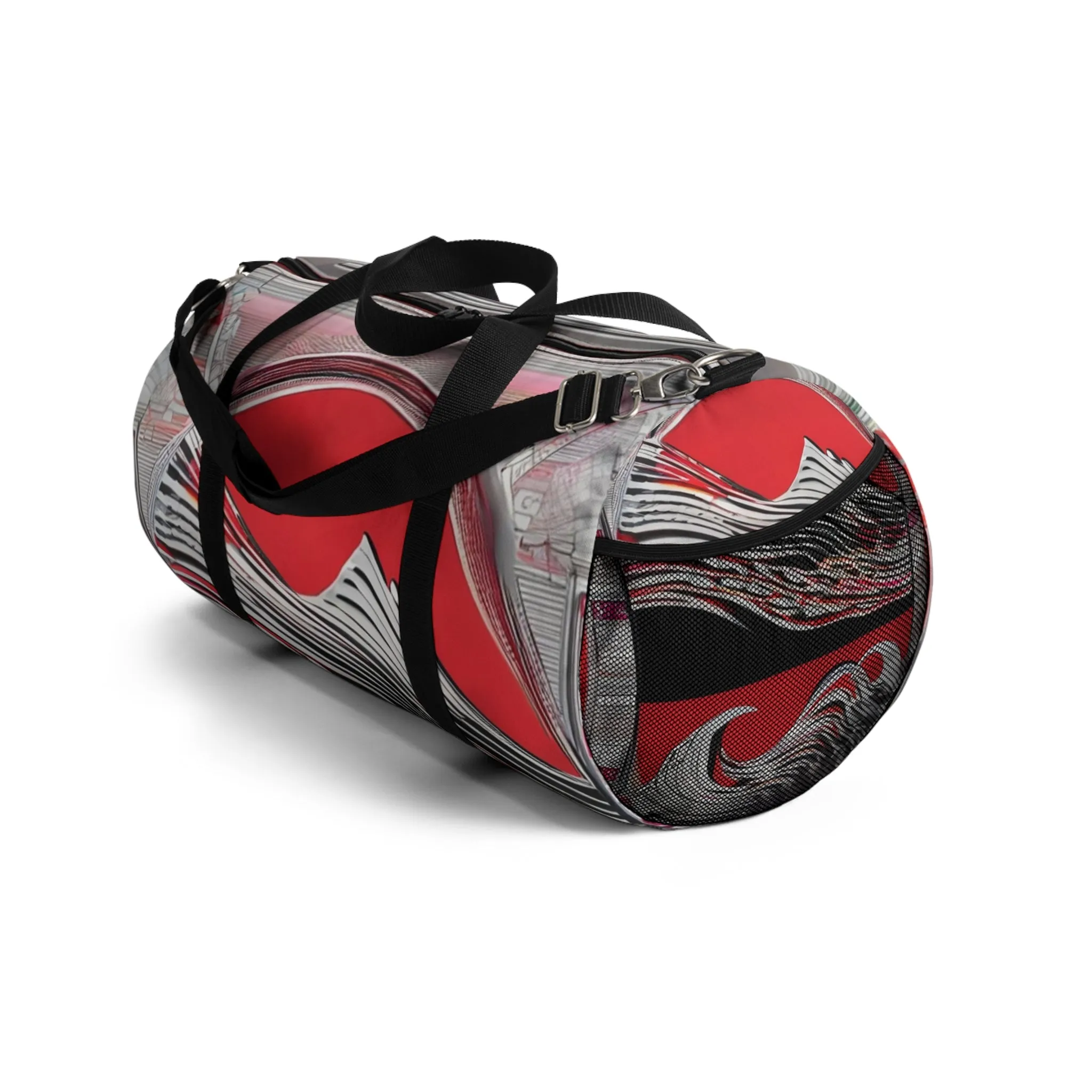 Red Ocean Wave Duffle Bag - Exclusive At Loot Cascade