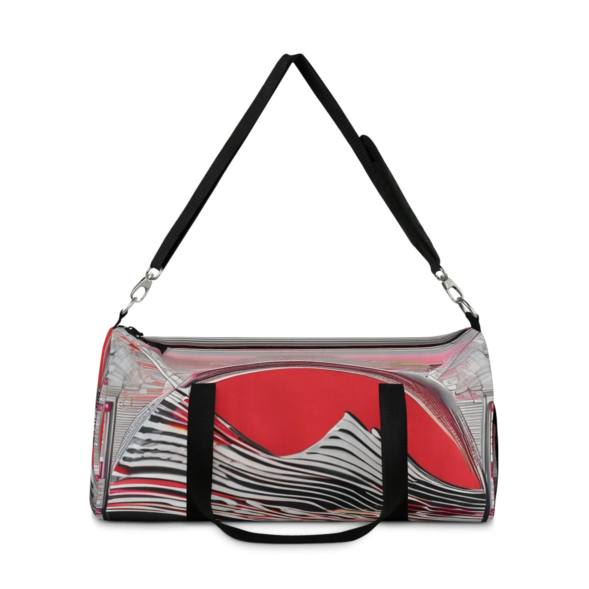 Red Ocean Wave Duffle Bag - Exclusive At Loot Cascade