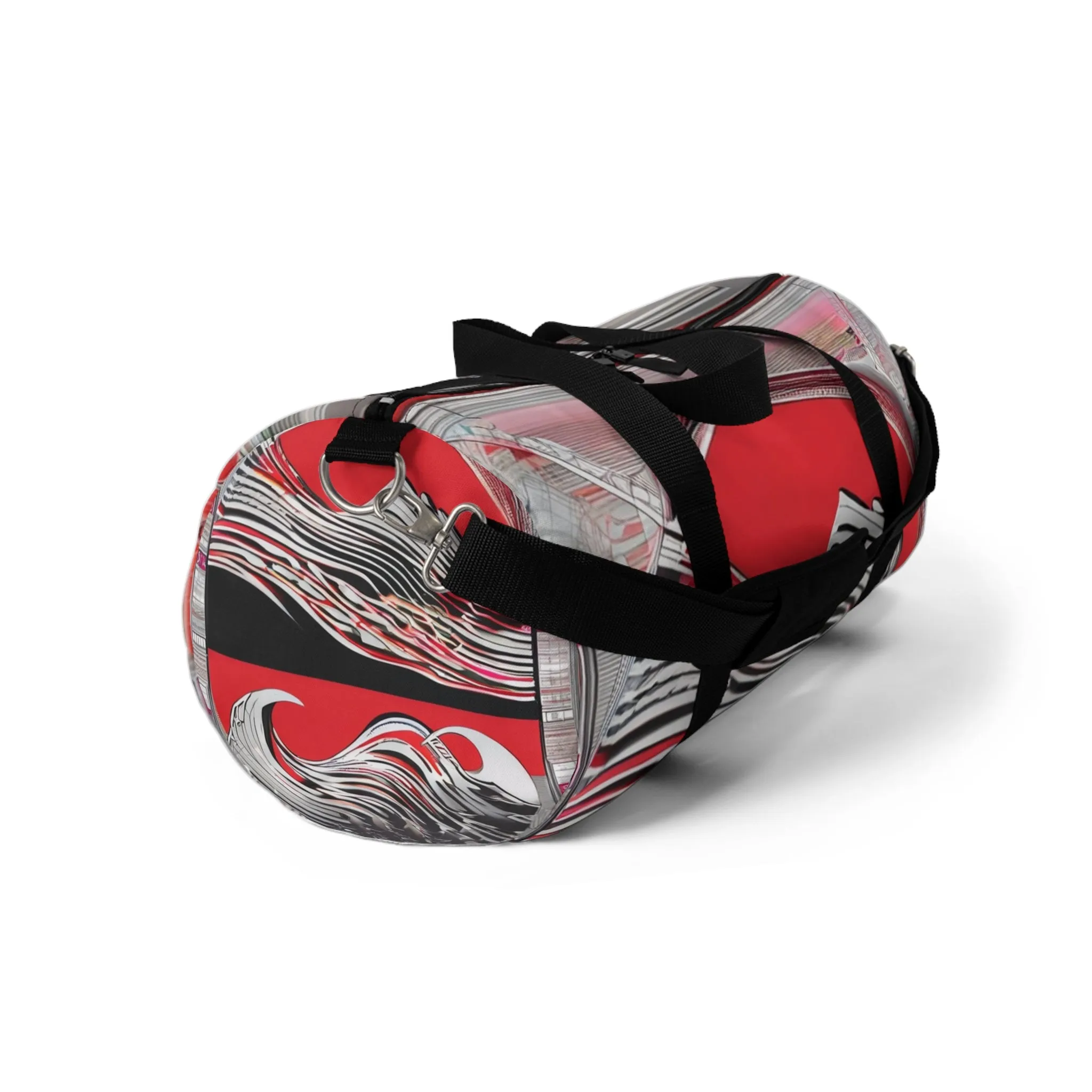 Red Ocean Wave Duffle Bag - Exclusive At Loot Cascade
