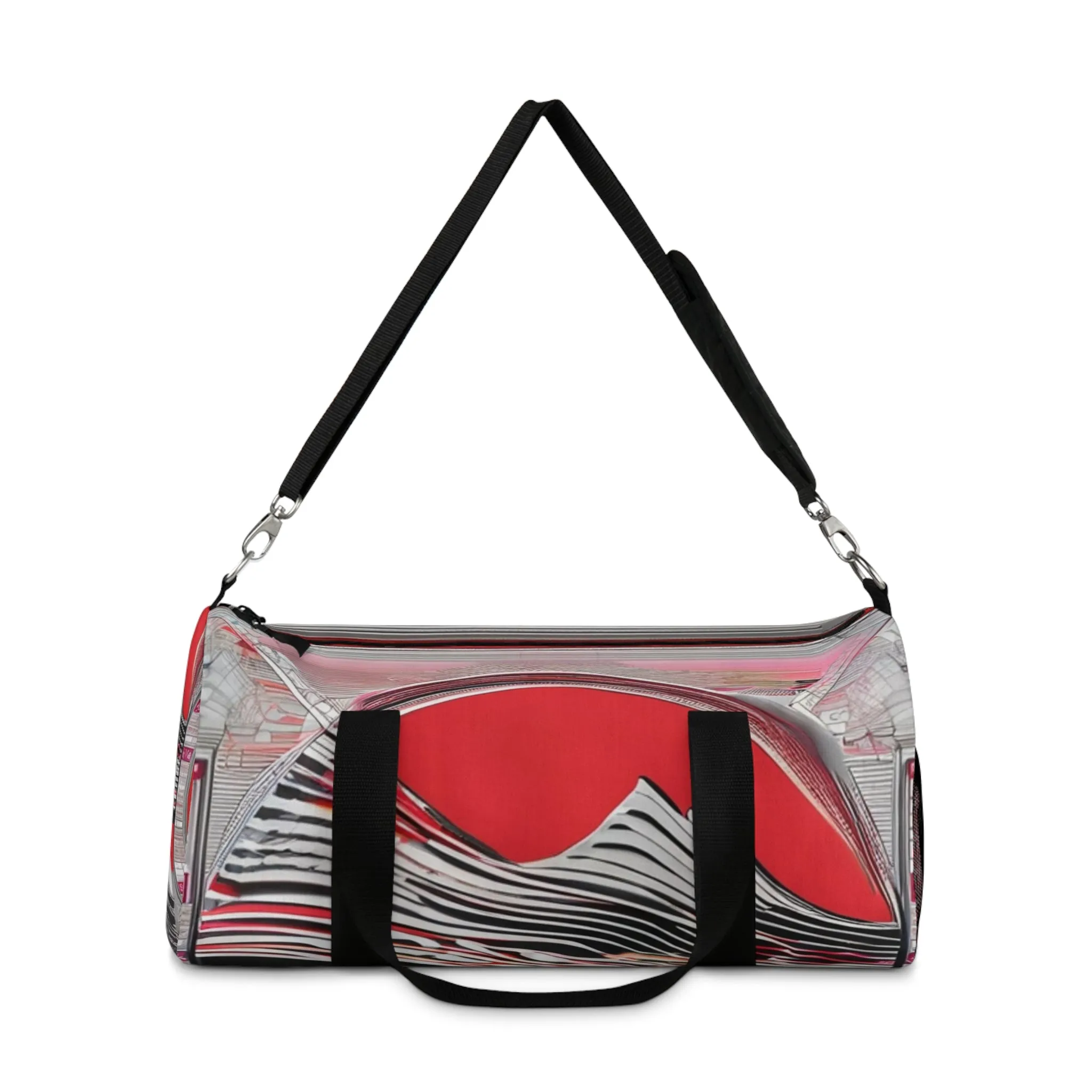 Red Ocean Wave Duffle Bag - Exclusive At Loot Cascade