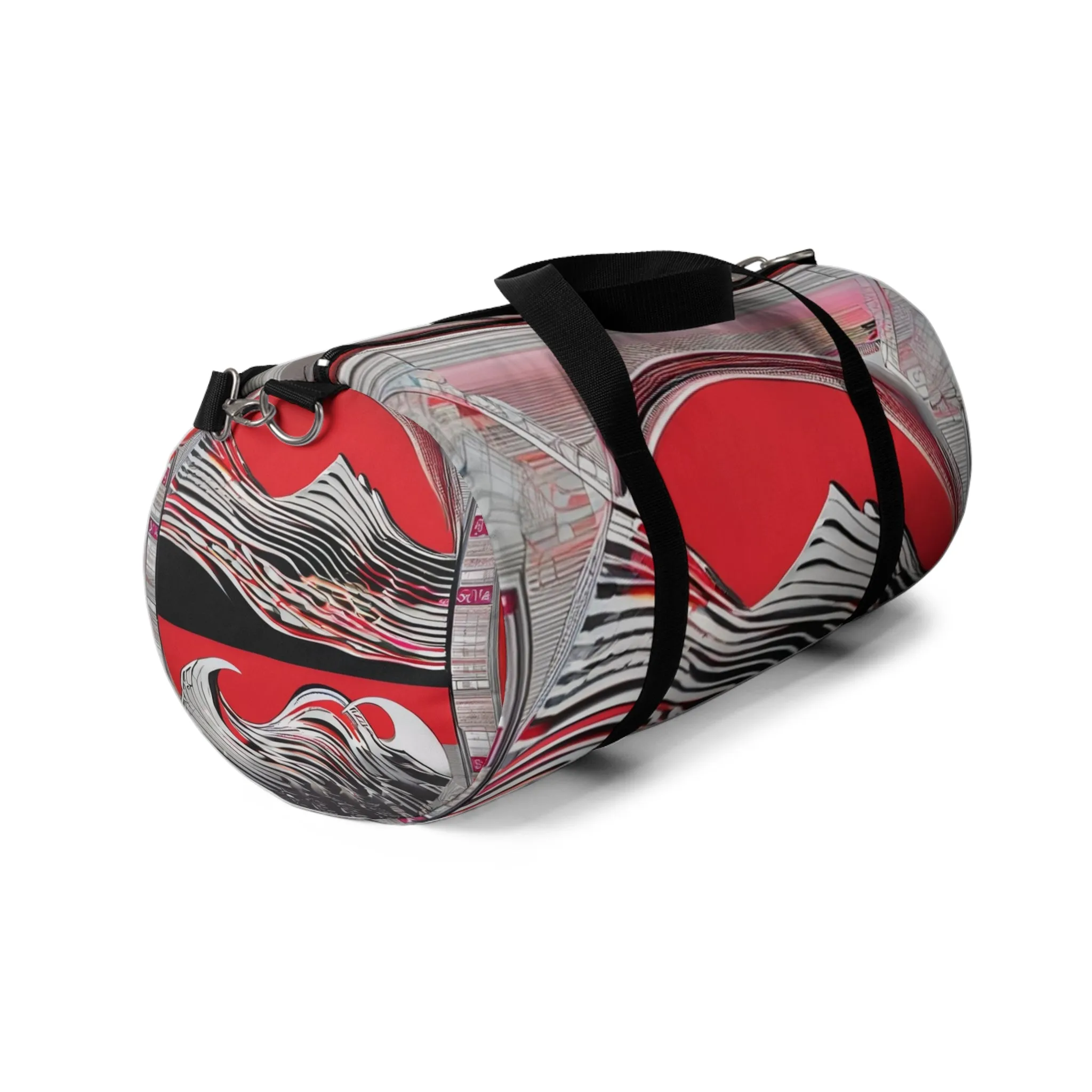 Red Ocean Wave Duffle Bag - Exclusive At Loot Cascade